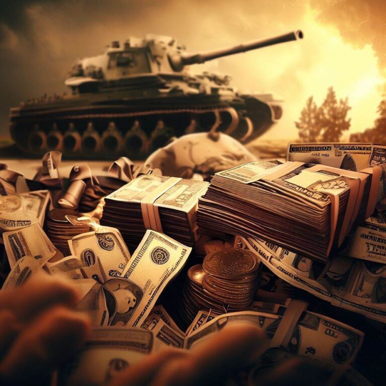 Pieniądze w banku a wojna